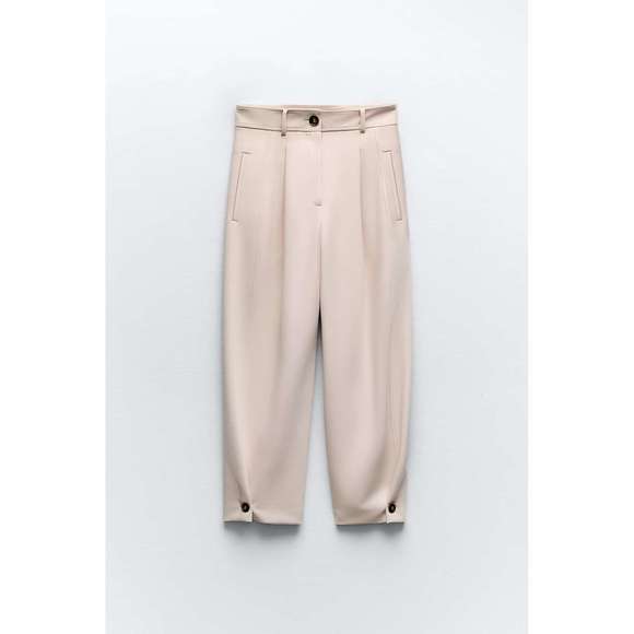PLEATED TAPERED PANTS - Picture 5 of 7